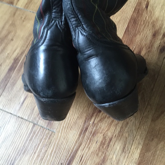 Vintage design handmade cowboy boots - Picture 3 of 5